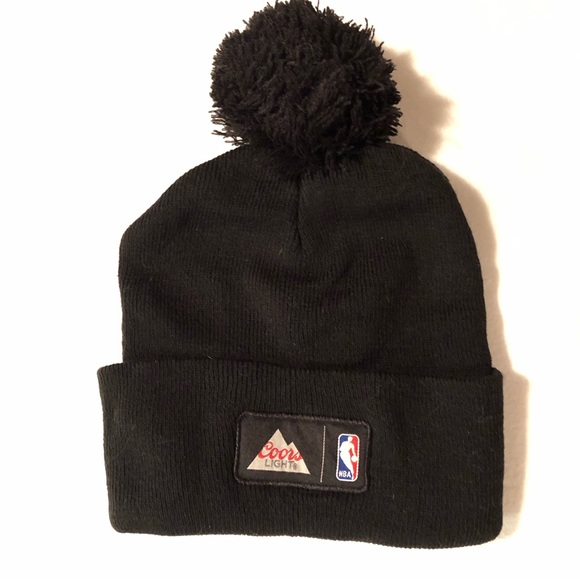 Toronto Raptors NBA Coors Light Knit Toque & Gloves Set Logo Black Pom OS New - Picture 3 of 8